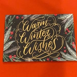 NIB Papyrus Christmas cards, x10